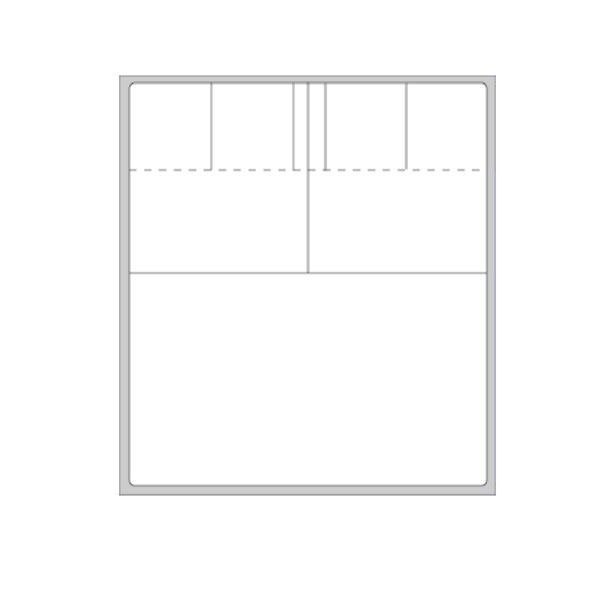 Cerner / PathNet - Multi Set label - Knife-Cut 4-1/2 x 4, PK2